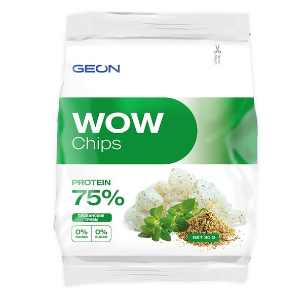 Чипсы протеиновые безуглеводные Geon Прованские травы 30 г