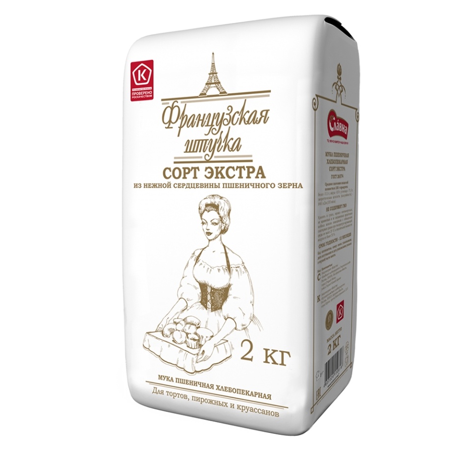 

Мука пшеничная Французская штучка Экстра 2 кг