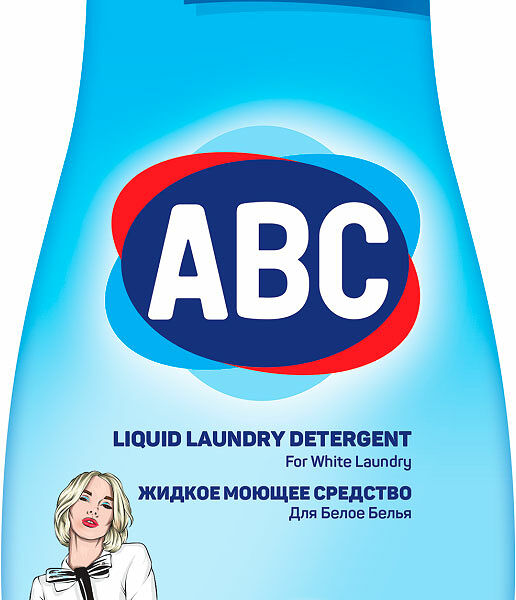 Гель для стирки Abc белого автомат 1.5 л