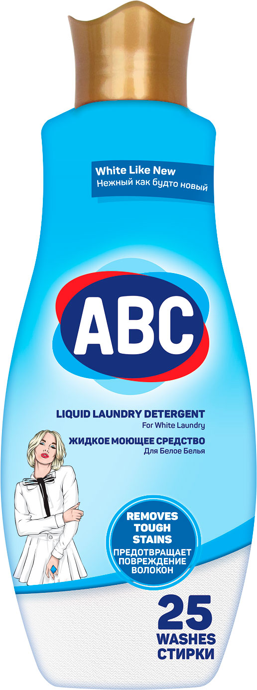 

Гель для стирки Abc белого автомат 1.5 л