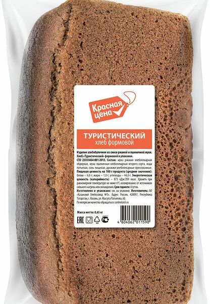 Хлеб Красная цена Туристический 650г