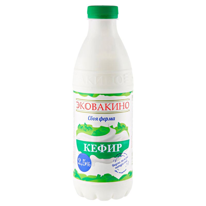 

Кефир Эковакино 2.5%, 930 мл