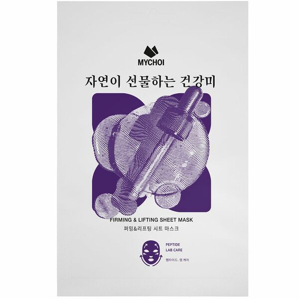 Маска для лица Mychoi укрепляющая с пептидам, 25мл
