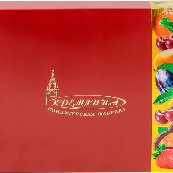 Набор конфет Кремлина Ассорти Фрукты и орехи в глазури 500г