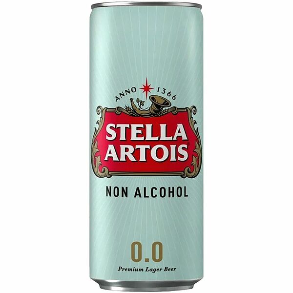 Пиво Stella Artois безалкогольное светлое 330мл