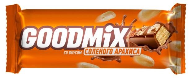 

Конфета Good Mix со вкусом солёного арахиса с хрустящей вафлей, вес