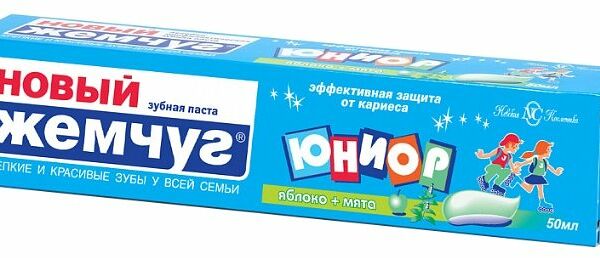 Зубная паста Новый жемчуг Юниор 