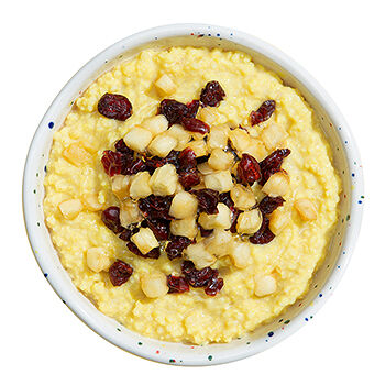 Пшённая каша Азбука Life Pro на соевом напитке с печёными яблоками