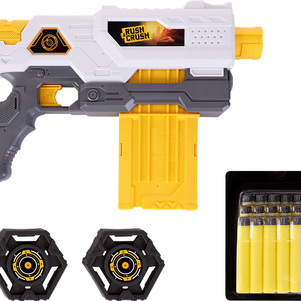 Набор игровой RUSH&CRUSH Бластер с мягкими снарядами, 21 предмет, Арт. ZH260240