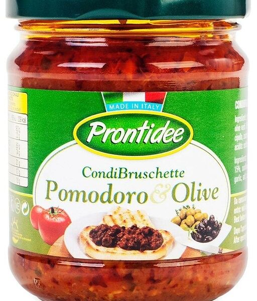 Соус томатный CondiBruschette с томатами и оливками, Prontidee