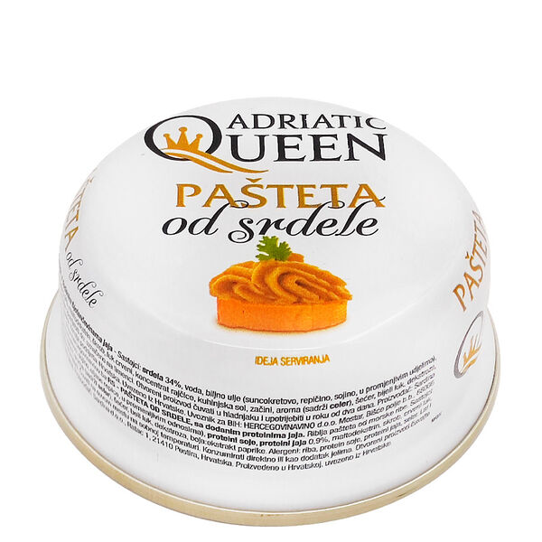 Паштет из сардин Adriatic Queen, 95 г