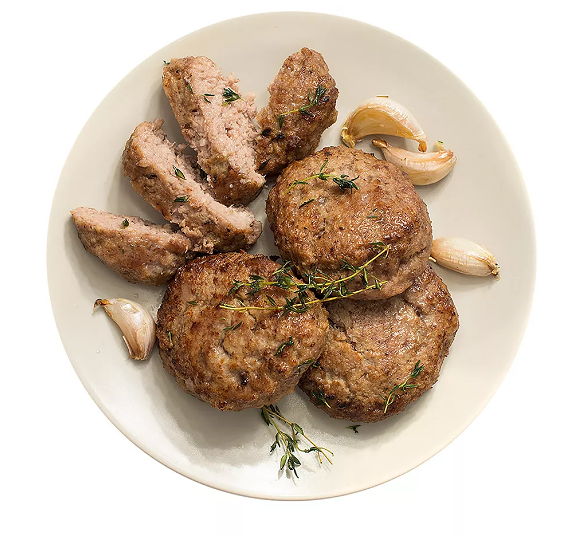 Котлеты домашние из телятины и свинины жареные, Уже Готово, 4 шт в наборе