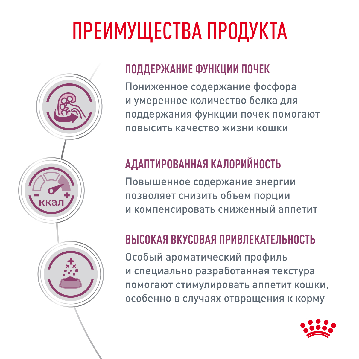 

Корм сухой Royal Canin Veterinary Renal для взрослых кошек для поддержания функции почек 0.4 кг