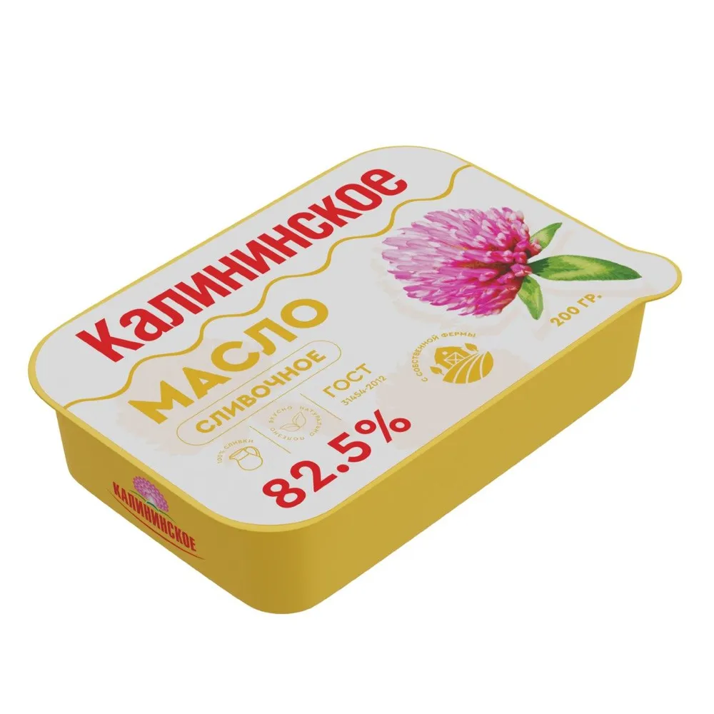 

Масло сливочное Калининское 82.5% 200 г