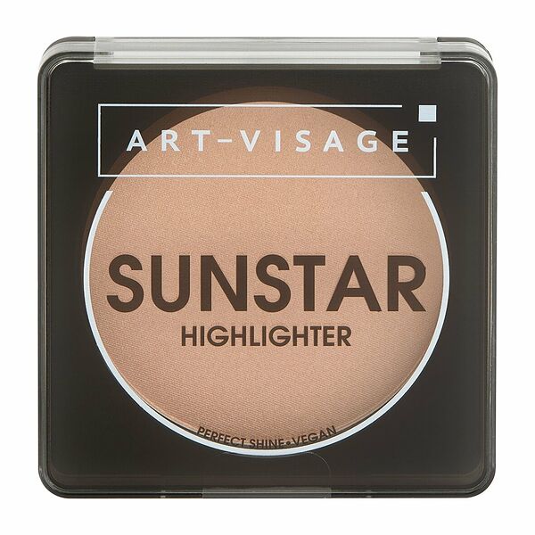 Хайлайтер Art-Visage Sunstar Highlighter т.102 Peach beige, 7 г
