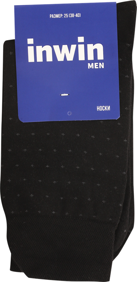 

Носки мужские INWIN р. 25 (38–40) черные, Арт. BMS06-01