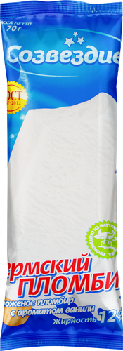 

Эскимо Созвездие Пермский пломбир с ароматом ванили 12%, без змж, 70 г