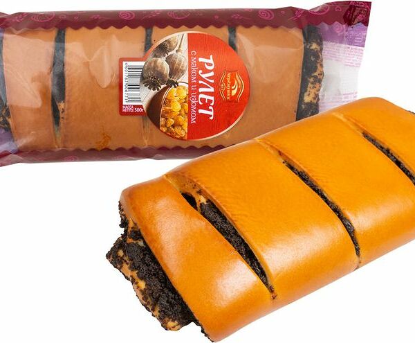 Рулет Черемушки Майский с маком и изюмом, 300г