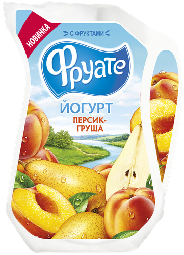 

Йогурт питьевой Фруате персик-груша 1.5 % , 250 г