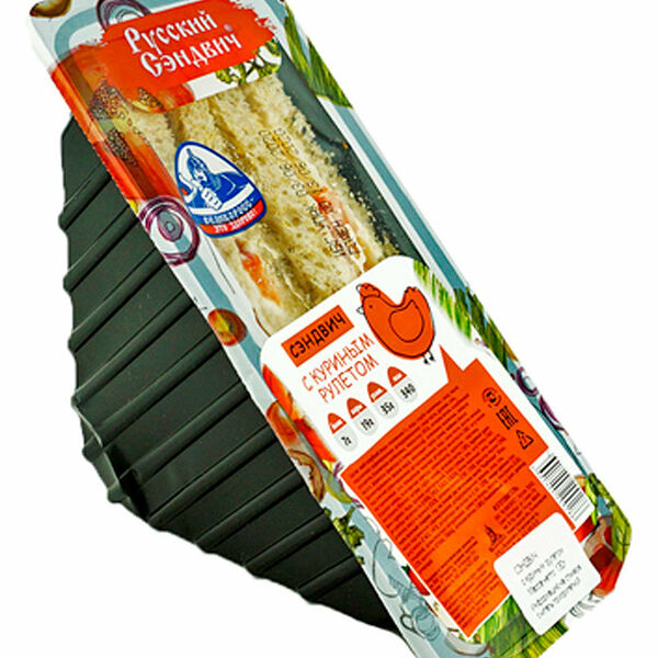 Сендвич с куриным рулетом ТМ Русский Сэндвич