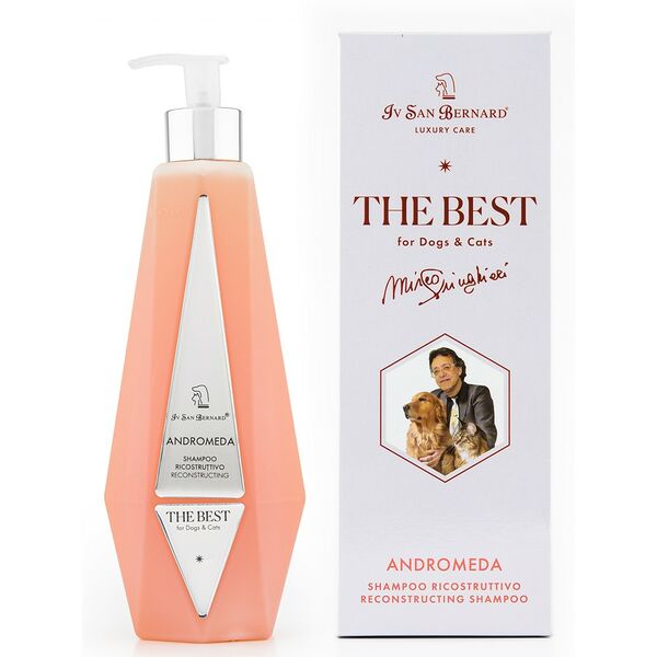 Шампунь IV SAN BERNARD The Best line Andromeda для выпадающей шерсти с экстрактом шиповника 550 мл