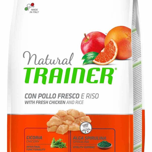 TRAINER 3кг Корм для собак средних пород курица Trainer Natural 