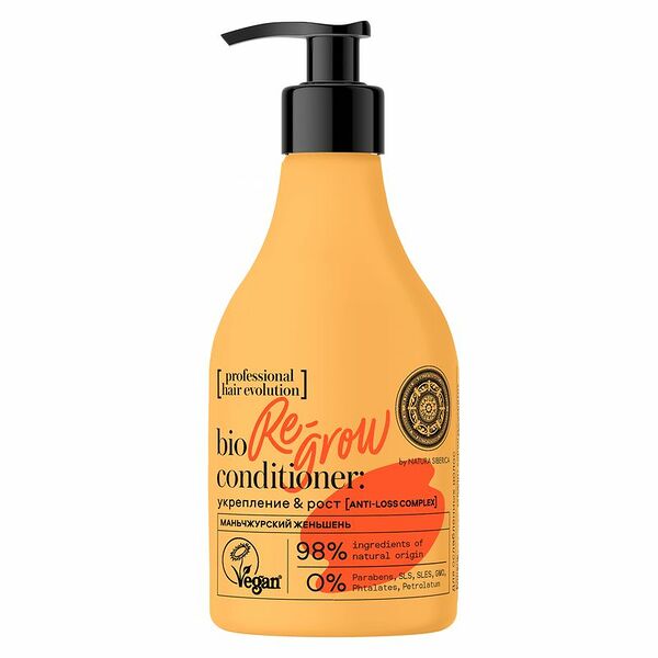 Бальзам Natura Siberica Hair Evolution Re-Grow укрепление и рост, 250мл