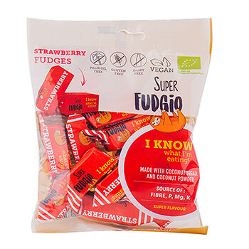 Конфеты клубничные Super Fudgio