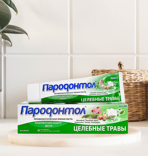 

Зубная паста Пародонтол Целебные травы 124 г