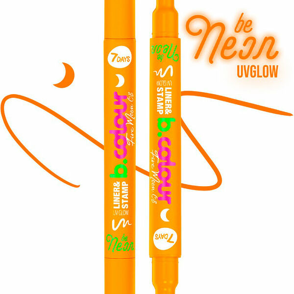 Подводка-штамп 7Days B. Colour для лица тела светящаяся 03