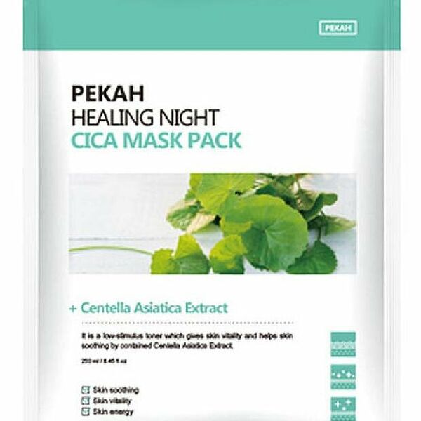 Маска для лица Pekah Healing night Вечерняя восстанавливающая с экстрактом центеллы азиатской 25 мл