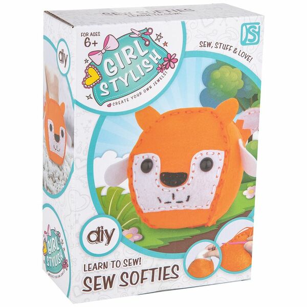 Набор для детского творчества Girl Stylish Sew Softies 200216313