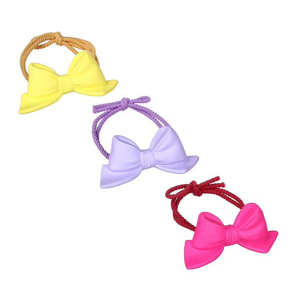 Beriotti резинка для волос с декором, d4,5см, полиэстер, пластик, 3 цвета