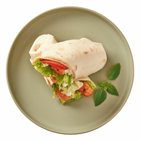 Сэндвич-ролл цезарь с креветками Шеф Перекрёсток