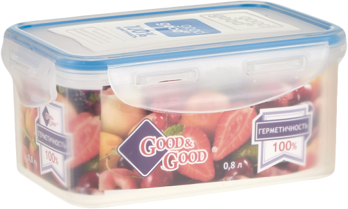 Контейнер 0,8л для пищевых продуктов 1шт