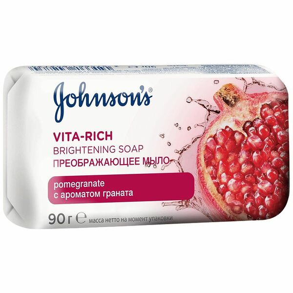 Мыло Johnson's Vita Rich с ароматом граната