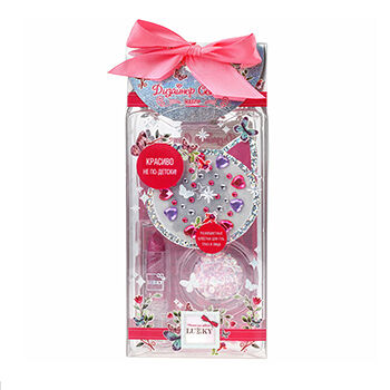 Подарочный набор Lukky детской декоративной косметики №6 Розовый Котик, Китай 53г