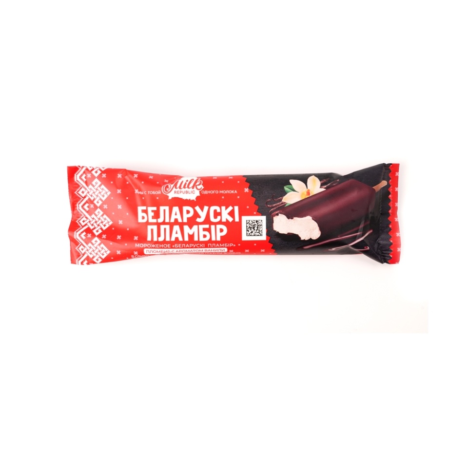 

Эскимо Milk republic Беларусский пломбир с ароматом ванили в глазури 15% 80 г