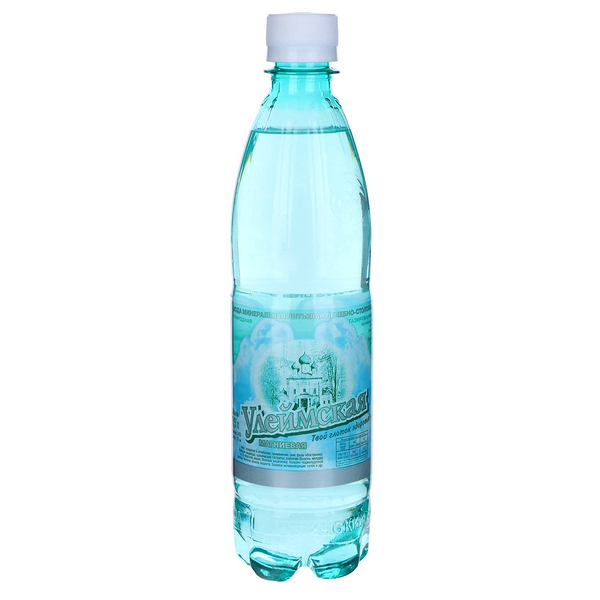 Вода минеральная УЛЕЙМСКАЯ Магниевая питьевая лечебно-столовая газированная, 0.5л