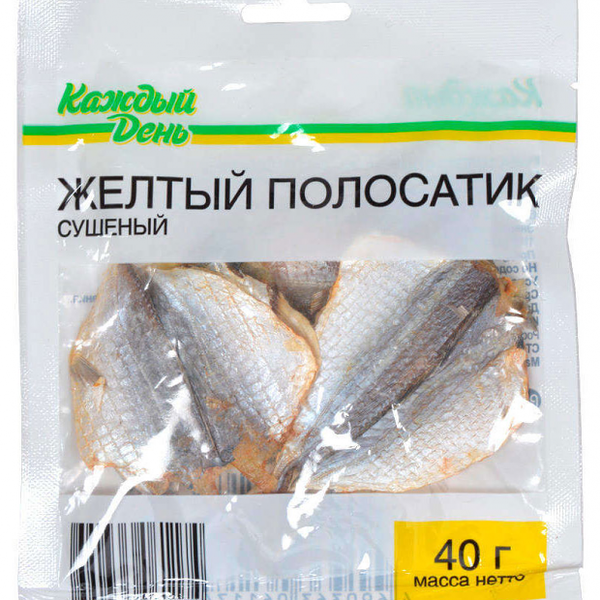 Желтый полосатик Каждый День сушено-вяленый
