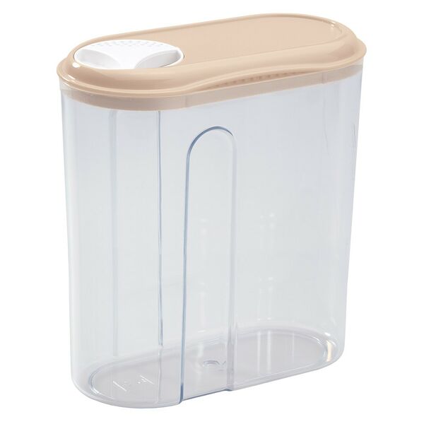 Емкость для сыпучих продуктов с дозатором, 1,5 л, пластик