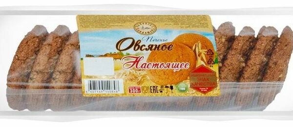 Печенье Рыбинскъ Кондитеръ Настоящее овсяное, 300г