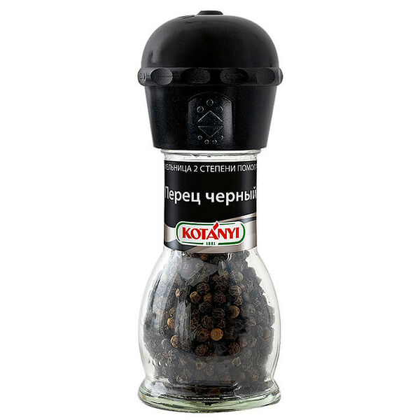 Перец черный Kotanyi 36г мельница