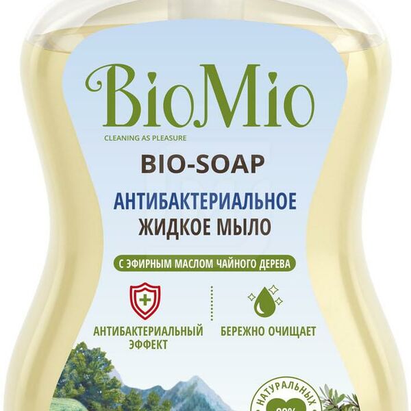 Жидкое мыло BioMio антибактериальное с маслом чайного дерева