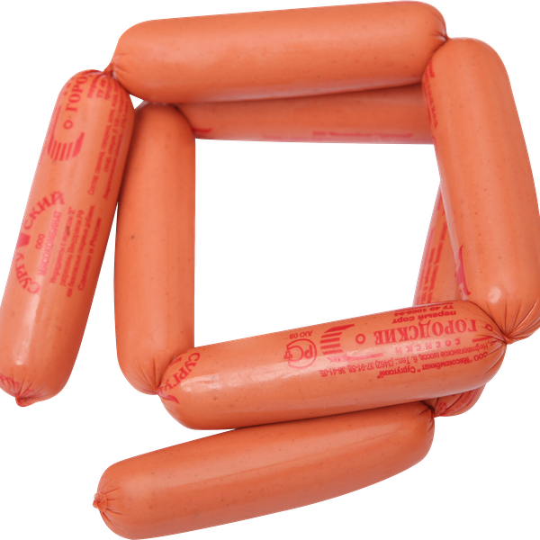 Сосиски МК СУРГУТСКИЙ Городские вар кат.Г вес до 1.2кг