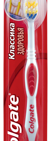 Зубная щетка COLGATE Классика Здоровья, средней жесткости