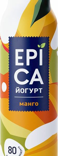 Йогурт Epica питьевой с манго 2.5% 260г