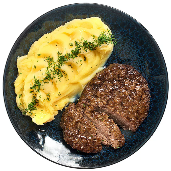 Бифштекс из говядины с картофельным пюре Уже Готово