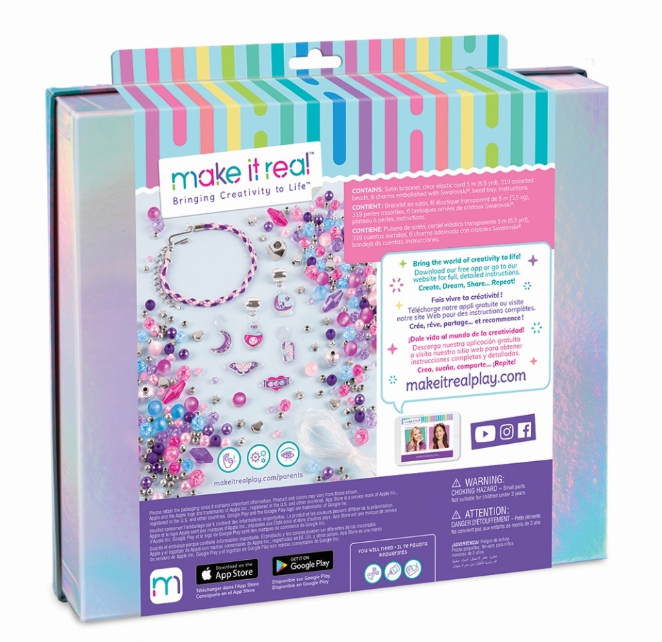 

Набор для создания украшений «Хрустальные мечты. Волшебные украшения с кристаллами Swarovski», Make it Real, Китай