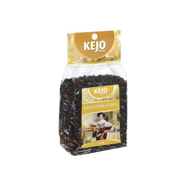 Чай Княгиня Ольга KEJOfoods 200гр Черный Листовой с добавками